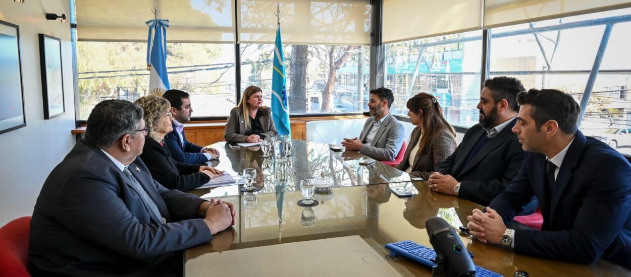 Ministros recibieron al Colegio de Abogados de Trelew