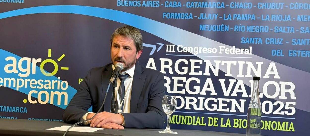 Trelew: Merino llevó Plan Estratégico Logístico a la Cumbre Mundial de la Bioeconomía
