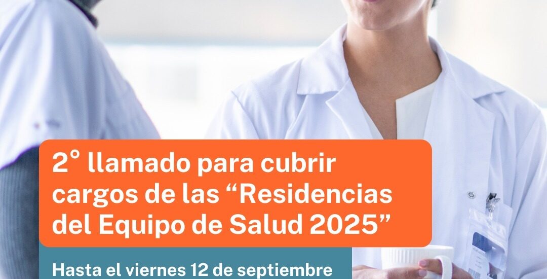 Chubut realiza segundo llamado para cubrir cargos de las “Residencias del Equipo de Salud 2025”