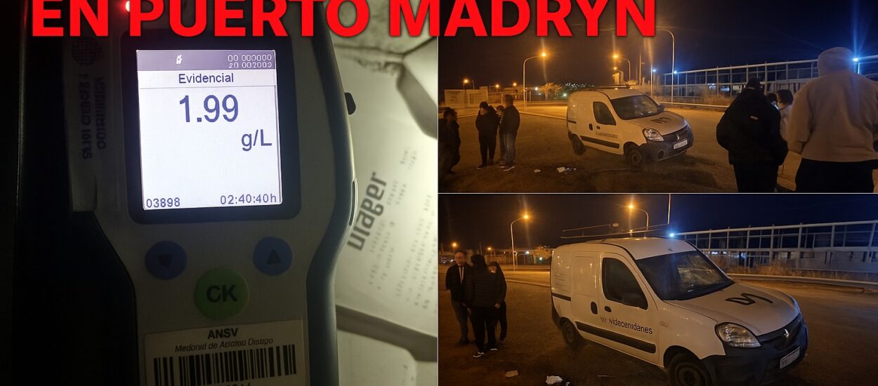 Madryn: un hombre de 23 años fue detenido tras un siniestro vial en el que falleció su hijo de un año