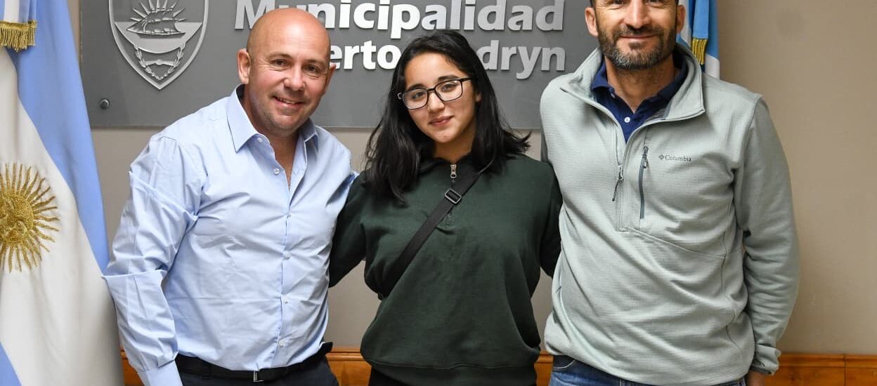 El deporte, prioridad de gestión: Sastre recibió a la campeona nacional Eluney Huenupi